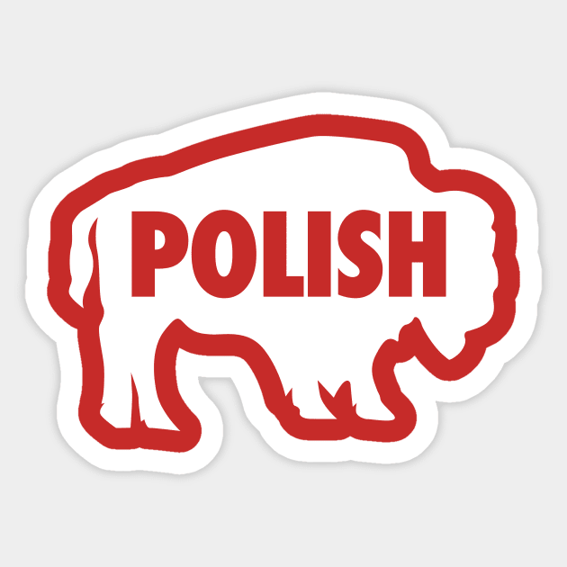 Buffalo Dyngus Day Capitol Polish Buffalo 716 Sticker by PodDesignShop